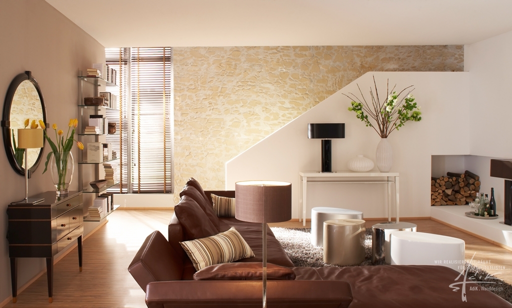 Steinwand "bruch" von adik wanddesign
