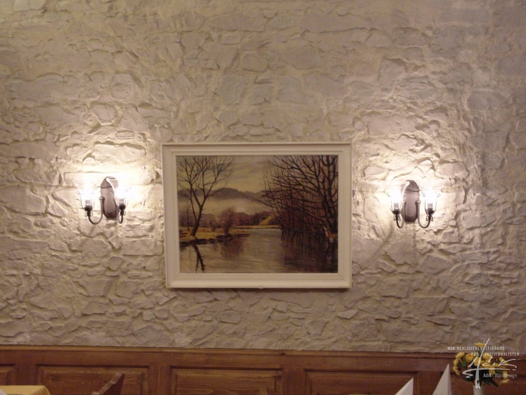 Steinwand "bruch" von adik wanddesign
