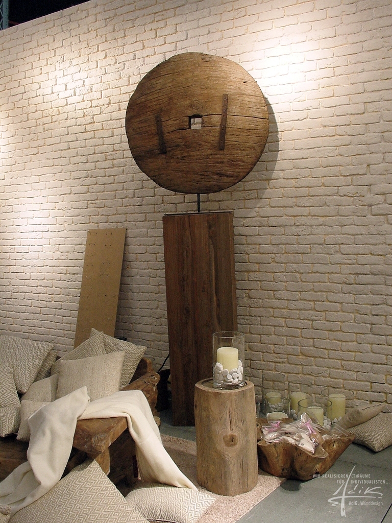 Steinwand ziegel von adik wanddesign Ziegel wand im küche