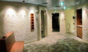 Steinwände für die Sauna