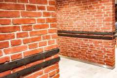 Ziegelsteine antik rot