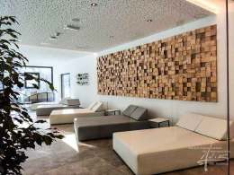 Holzwand Blocks