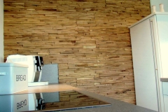 Holzpaneel Cuts Eiche in der Küche