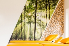 Holzpaneel Sticks als Kombination