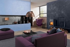 Spachteltechniken im Wohnzimmer
