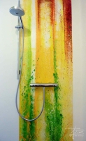 Moderne Dusche ohne Silikon