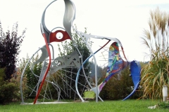 Eisenskulptur für den Garten