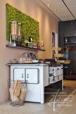Moosbild als Wandgestaltung