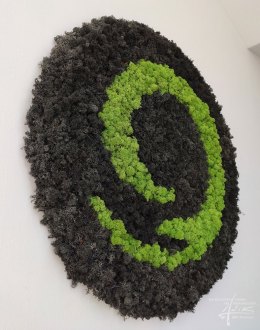 Logo aus Moos