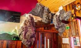 Felsen in der Kastanienbar