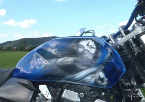 Airbrush am Bike