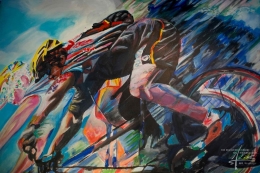 Kunstmalerei auf Leinen