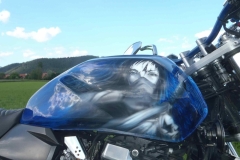 Airbrush am Bike