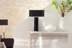 Steinwand im Wohnzimmer