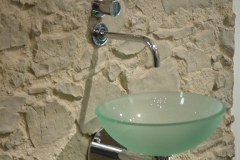 Steinpaneel Marsalla mit Waschbecken