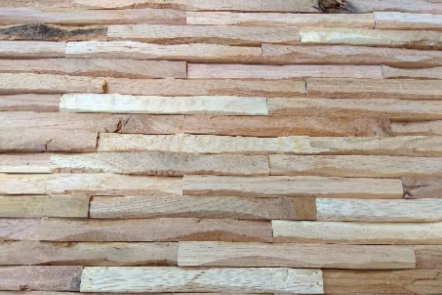 Holzwand Cuts Eiche